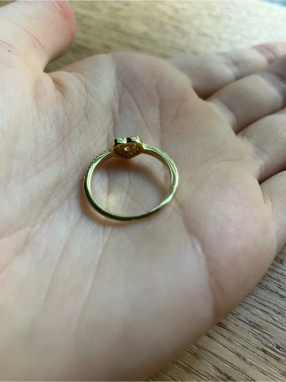 Crystal Heart Ring